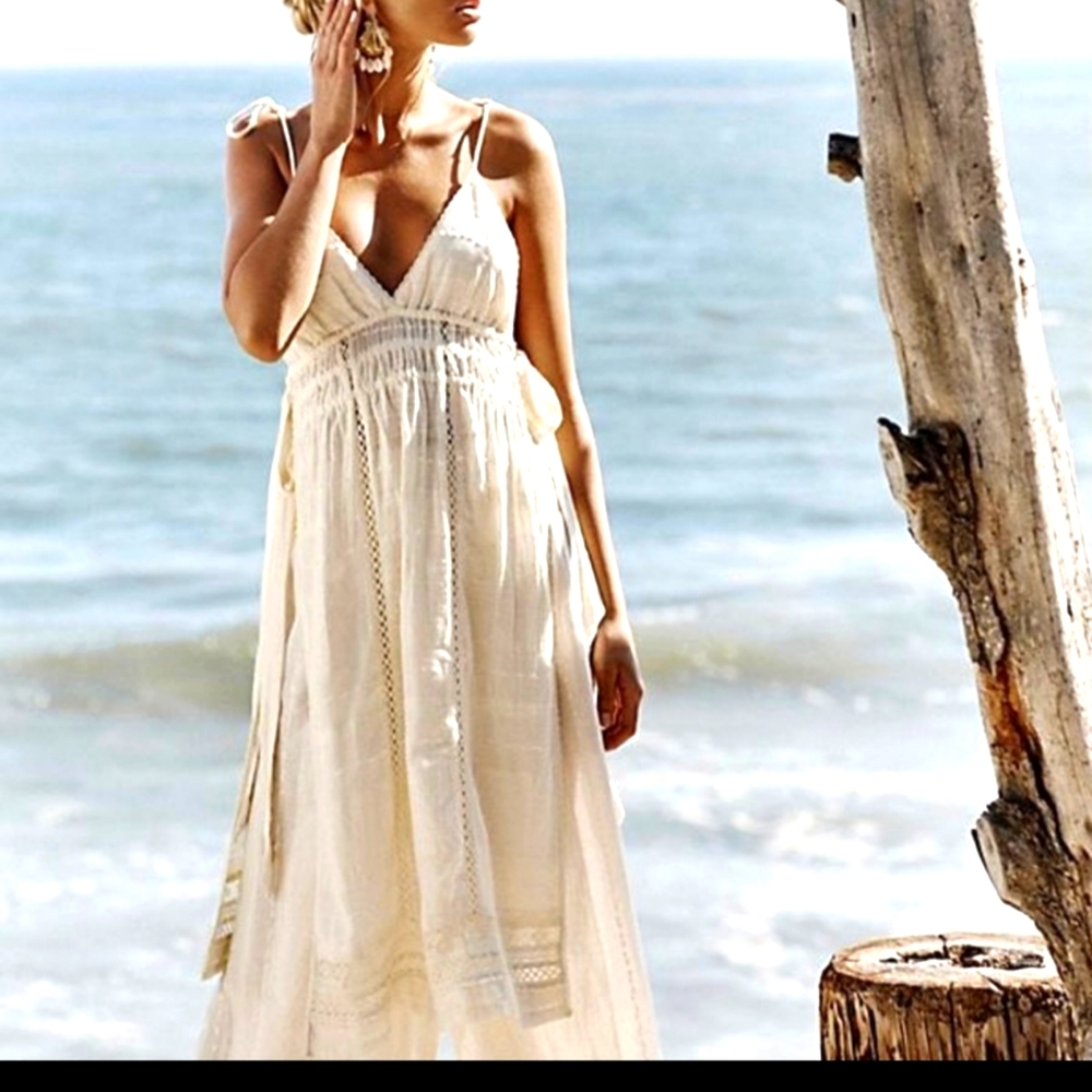Free people summer top with matching wide leg pants
